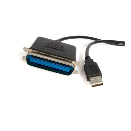 Adaptador De Impresora Startech, USB A, M-M 1.8M, Negro, Icusb1284