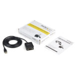 Cable 1.8M USB A Puerto Serial Rs232 Db9 Con Retencion Puerto C.m