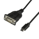 Cable USB Tipo C Macho Serial Db9 Macho Startech 40Cm, Negro, Icusb232Proc