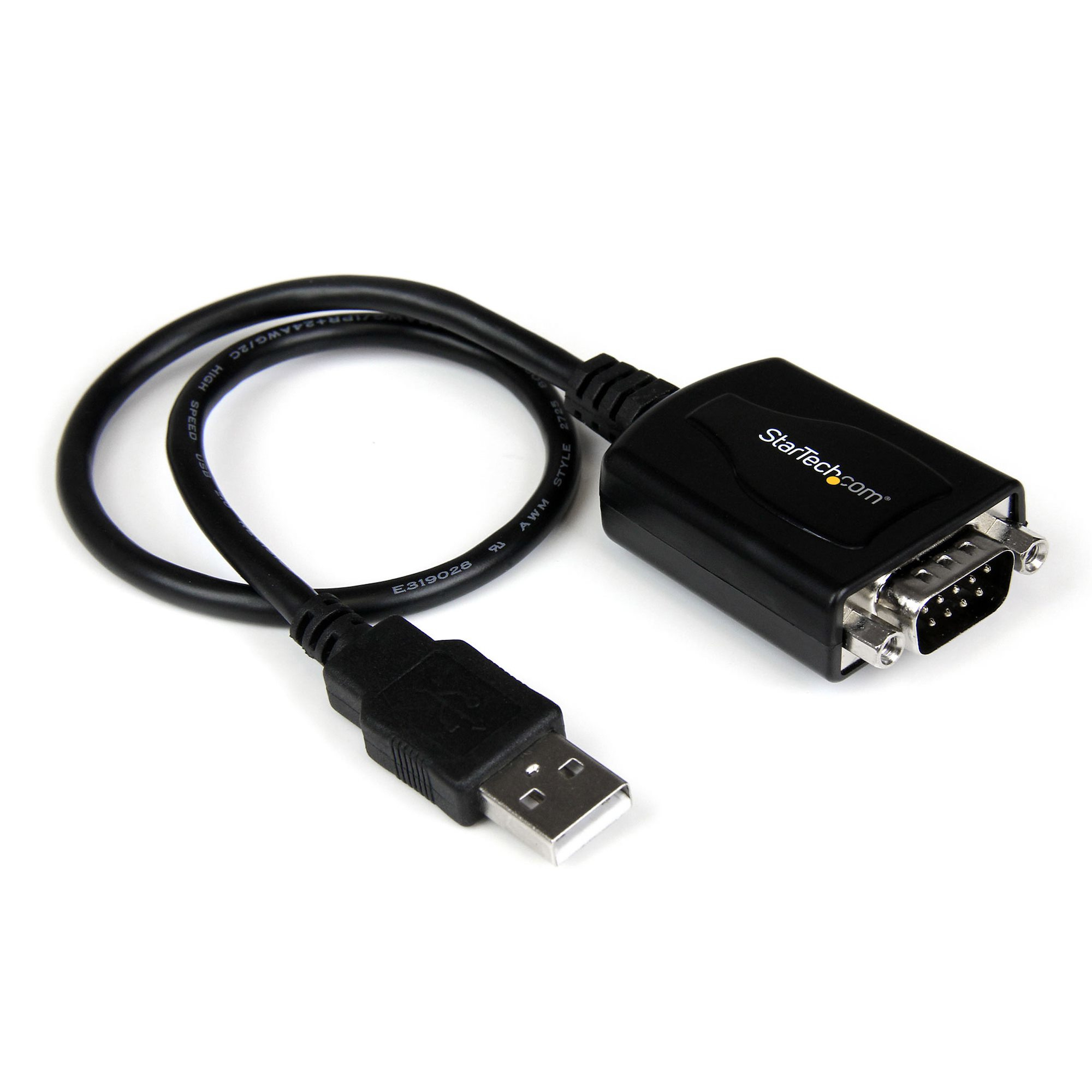CABLE 0.3M USB A PUERTO SERIAL RS232 DB9 CON RETENCION PUERTO COM