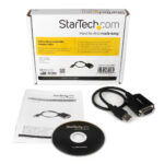 Adaptador Startech USB A Puerto Serie Rs232 Db9 C/Retencion