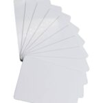 Zkteco Idcardnn - Paquete De 10 Tarjetas Id Con Frecuencia De 125 Khz, 1 Mm De Grosor, Sin Folio Impreso