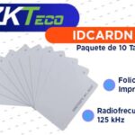 Paquete De 10 Tarjetas Id Zkteco Idcardn, 125 Khz/0.88Mm/Folio Impreso, A16060006