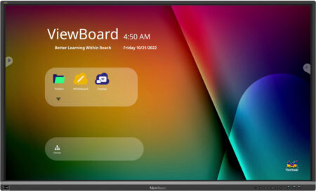 Pantalla Interactiva 65″ Viewsonic Ifp6550-5A Touch/IPS/4K/Hdmi2.0/Salida HDMI/USB-C/USB 3.0/Negro