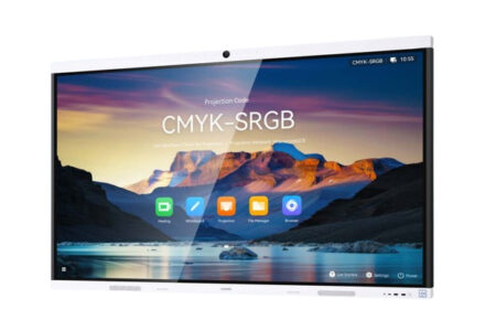 Pantalla Interactiva 65″ Huawei Ideahub B3 Ihb3-65Sa UHD/Harmony/Wi-Fi 6/Seguimiento De Voz/Byom/Administracion Desde La Nube Gratis/Color Blanco Jade