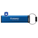 Memoria USB 128Gb Kingston Ikkp200/128Gb Ironkey Keypad 200, Usb3.2/IP68/Color Azul