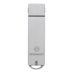 Memoria USB 3.0 128Gb Kingston Iks1000E/128Gb Ironkey Enterprise S1000 Encrypted Color Plata