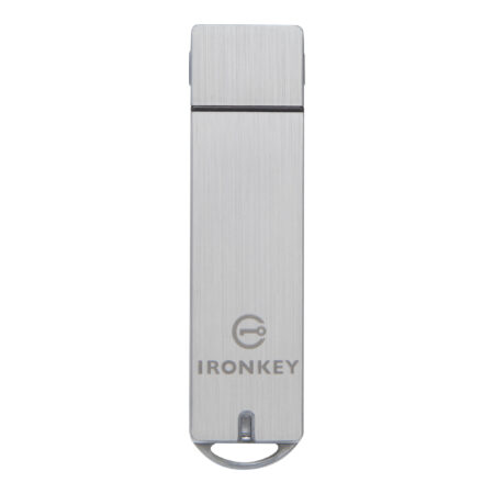 Memoria USB 3.0 128Gb Kingston Iks1000E/128Gb Ironkey Enterprise S1000 Encrypted Color Plata