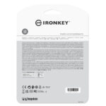 MEMORIA USB 128GB KINGSTON IKVP50/128GB, IRONKEY VAULT PRIVACY 50, USB-A 3.2, COLOR AZUL