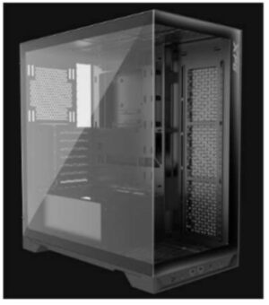 GABINETE XPG INVADERXMT-BKCWW, MID-TOWER, C/VENTANA, SIN FUENTE, RGB, USB-C, COLOR NEGRO, ATX