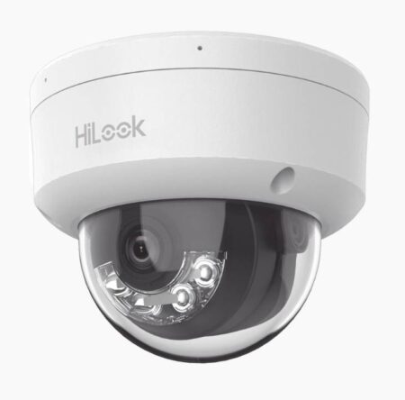 Hilook Series / Domo IP De 2 Megapixel (1080P) / Lente 2.8 Mm / 30 Mts Ir / Micrófono Integrado / Exterior IP67 / PoE