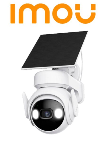 Kit De Camara WiFi Imou Cell Pt Lite Ipc-K9Ecn-3T0We/Fsp12-Typec 3Mp/Lente 2.8Mm/88° De Apertura/Panel Solar/Audio Bidireccional/Sensor Pir