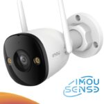 Camara Bullet IP Imou Bullet 3, 5Mpx/Full Color/Vision Nocturna Inteligente/Audio Bidireccional/Disuasion Activa/108°/Ir 30M/H.265/IP67/Ranura MicroSD, Ipc-S3En-5M0We