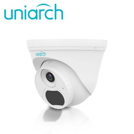 Camara IP Domo Uniarch Ipc- Ipc-T134-Af28-Eco 4Mp/Lente-2.8Mm/Dwdr/Microfono/Human-Body-Detection 2.0/Ir30M/Onvif/Ultra265/PoE/12Vcd/3 Axis/IP67/Serie Eco