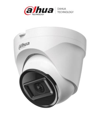 Dahua Dh-Ipc-T1E40 – Camara IP Domo De 4 Megapixeles/ Lente De 2.8 Mm/ 93 Grados De Apertura/ H.265+/ Wdr Real De 120 Db/ Ir De 30 Metros/ IP67/ PoE –