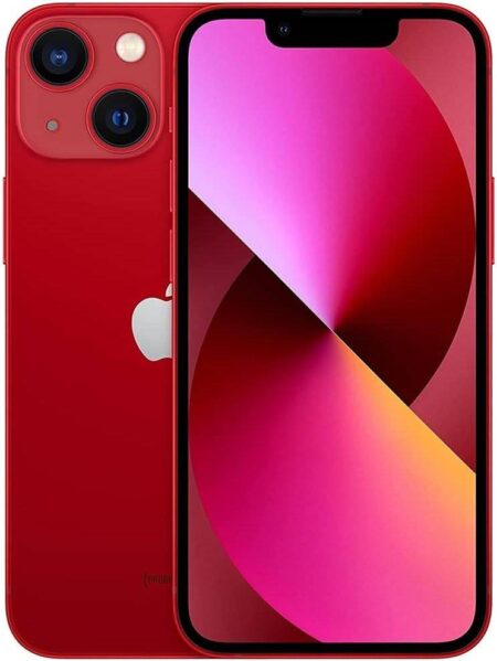 Apple Iphone 13 – 256 Gb, Rojo – Totalmente Desbloqueado (Reacondicionado Grado A) Incluye Mica De Cristal Templado 9D, Cable De Datos Y Cargador De 20W