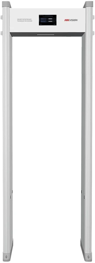 Arco Detector De Metales De 18 Zonas Hikvision Isd-Smg1118L Con Pantalla LCD De 7″/Conteo De Personas Y Alarmas/Ajuste De Sensibilidad E Interferencias