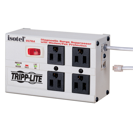 Supresor De Picos Tripp-Lite - 3330 J, 4, 120 V, 50/60 Hz, 1440 W