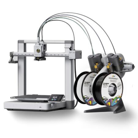 Impresora 3D Bambu Lab A1 Combo/25.6X25.6X25.6Cm/Impresion Multicolor/Calibracion Totalmente Automatica/Pf002-A+Sa005-Us2