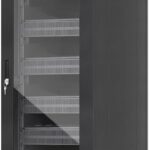 Gabinete De Red 19 Pro Line Con Extractores De Aire - 42U, Ensamblado, Incluye Accesorios, 800Kg, 600X600, Intellinet 716253
