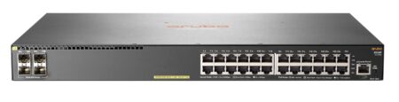 Switch HP Aruba 2930F 24G PoE 4Sfp, 24Puertos RJ45 10/100/1000 PoE 370W Y 4 Sfp 1G Administrable Capa 3 Rip/Ospf/Acls/Qos, Jl261A