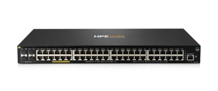 Switch Hpe Aruba 2930F Gigabit Ethernet – 48 Puertos PoE+ 740W, 4Sfp Layer 3 Stackable (Jl557A)