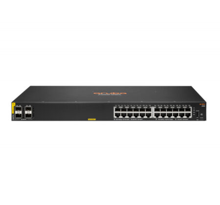 Switch HPE Aruba Networking CX 6100 24G Class 4 PoE+ 4SFP+ 370W
