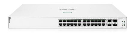 Switch Administrable Hpe Jl684B 24 Puertos PoE 10/100/1000Mbps/4 Puertos Sfp/370W/128 Gbit/S/Networking Instant On Gigabit Ethernet 1930/16.000 Entradas