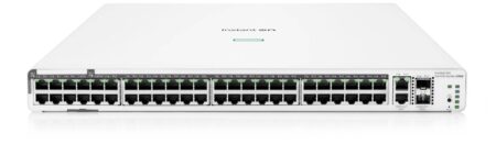 Aruba Instant On 1960 48G 40P Class4 8P Class6 PoE 2Xgt 2Sfp+ 600W Gestionado L2+ Gigabit Ethernet (10/100/1000) Energía Sobre Ethernet (PoE) 1U Blanco