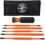 Juego De Desarmadores Klein Tools 32288 Intercambiables Con Aislamiento 8 En 1/Color Naranja