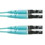 Jumper De Fibra Multimodo Optica Panduit Fz2Erlnlnsnm006 50/125 Om4/Lc-Lc Duplex/Ofnr/Color Aqua/6M