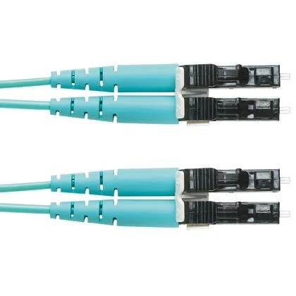 Jumper De Fibra Multimodo Optica Panduit Fz2Erlnlnsnm004 50/125 Om4/Lc-Lc Duplex/Ofnr/Color Aqua/4M