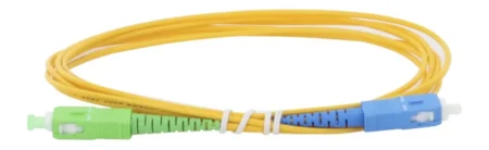 Jumper De Fibra Optica Monomodo Linkedpro Lpsm2Scascus2/Sc/Apc-Sc/Upc Simplex/Color Amarillo/2M
