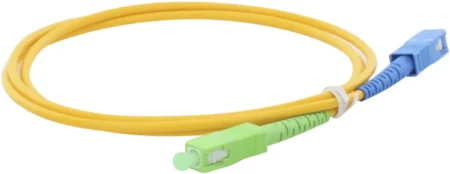 Jumper De Fibra Optica Monomodo Linkedpro Lpsm3Scascus1 Color Amarillo/1M/Sc/Apc-Sc/Upc Simplex