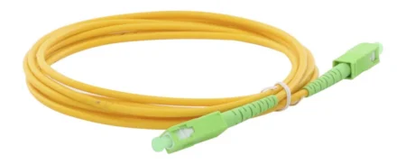 Jumper De Fibra Optica Monomodo Sc/Apc-Sc/Apc Simplex Linkedpro Color Amarillo, 3 Mts, 3 Mm, Lpsm3Scascas3