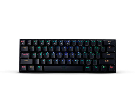 Teclado Mecánico Redragon Draconic , Inglés, Negro, Rgb