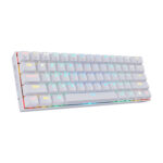 Teclado Mecanico Inalambrico Gamer Tkl Redragon Draconic K530W-Rgb Blanco/Switch Brown/USB-C