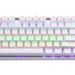 Teclado Mecanico Tkl Redragon Kumara K552W-Kr-Sp Rainbow/Switch Red/Color Blanco