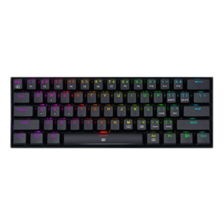 Teclado Mecánico Redragon Dragonborn, K630Rgb Red, Inglés, Negro, Rgb