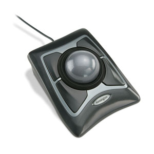 MOUSE ALAMBRICO TRACKBALL KENSINGTON K64325/4 BOTONES/USB/OPTICO/1.8M, COLOR GRIS