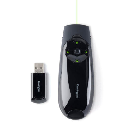 Presentador Inalambrico Kensington K72426Ama Expert, Laser, 5 Botones, 45M, USB, Color Negro