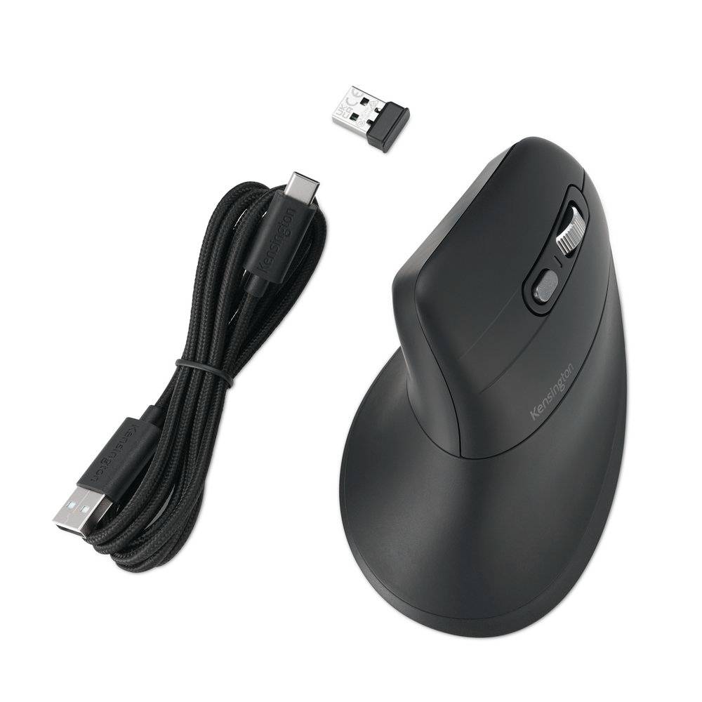 Mouse Inalambrico Kensington Ergo Pro Fit 2,400dpi/5 Botones/optico/color Negro/k72484ww