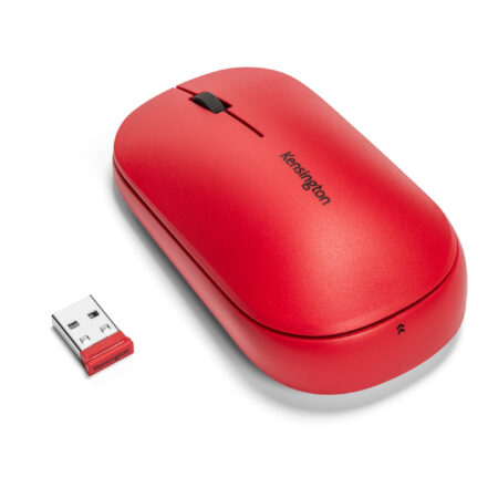 Mouse Inalambrico Kensington Optico Suretrack/2400Dpi/3 Botones/USB/Color Rojo/K75352Ww