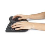 Kit Teclado Y Mouse De Escritorio Inalámbrico Pro Fit® Ergo Km675 Eq K75492Es Kensington