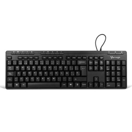 Teclado Multimedia Negro Vorago Kb-202 Interfase USB