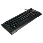 Teclado Gamer Vorago Start The Game Kb-506 Tkl Factor 65%, Rgb, Rueda Multimedia, Alámbrico, Anti Ghosting, USB Negro