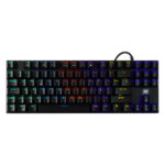 Teclado Vorago Start The Game Kb-600 Mecanico Tkl Rgb Rainbow Negro