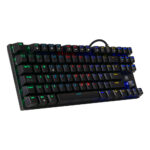 Teclado Vorago Start The Game Kb-600 Mecanico Tkl Rgb Rainbow Negro
