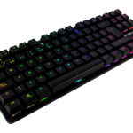 Teclado Mecánico Tkl Game Factor Kbg500-Bl - Rgb, Tenkeyless, USB Negro