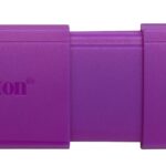 Memoria USB Kingston Datatraveler Exodia M 64Gb 3.2 Gen 1 Retráctil Morado Neon